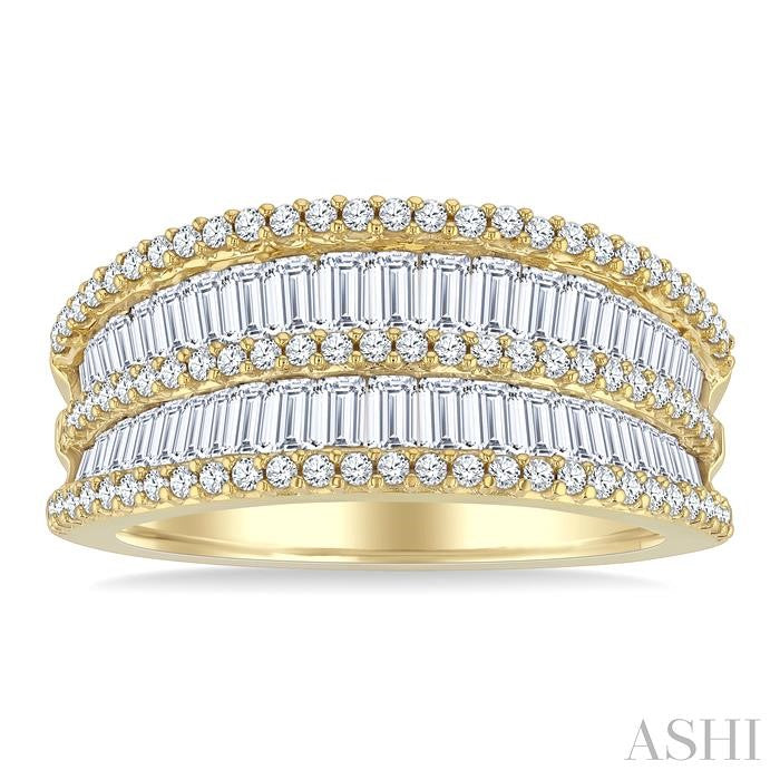 Bold Baguette Diamond Fashion Band