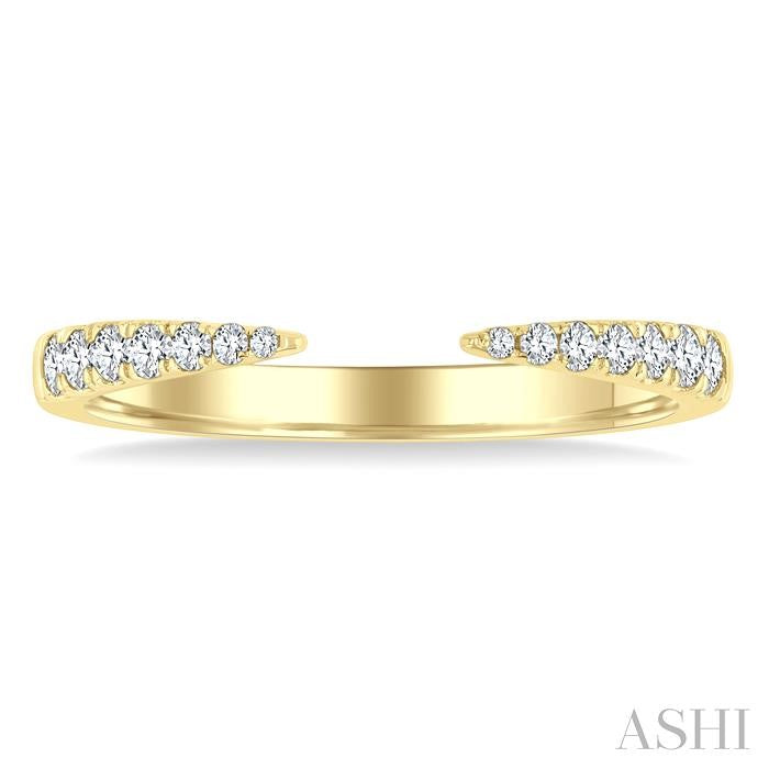 Stackable Claw Diamond Fashion Open Ring