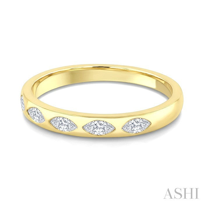 Marquise Shape Diamond Fashion Band