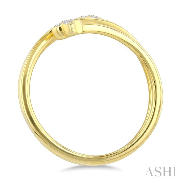 Clover Coil Diamond Fashion Ring