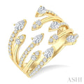 Diamond Fashion Open Ring