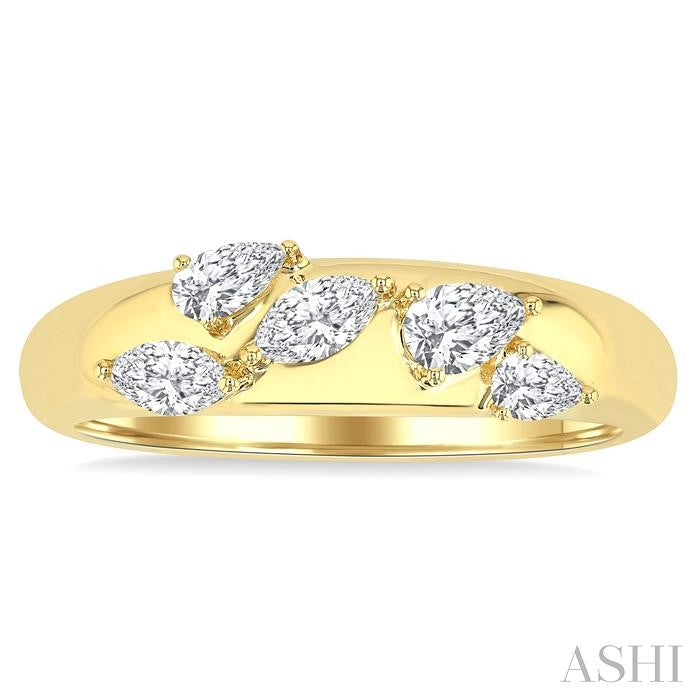 Mixed Shape Diamond Fashion Band