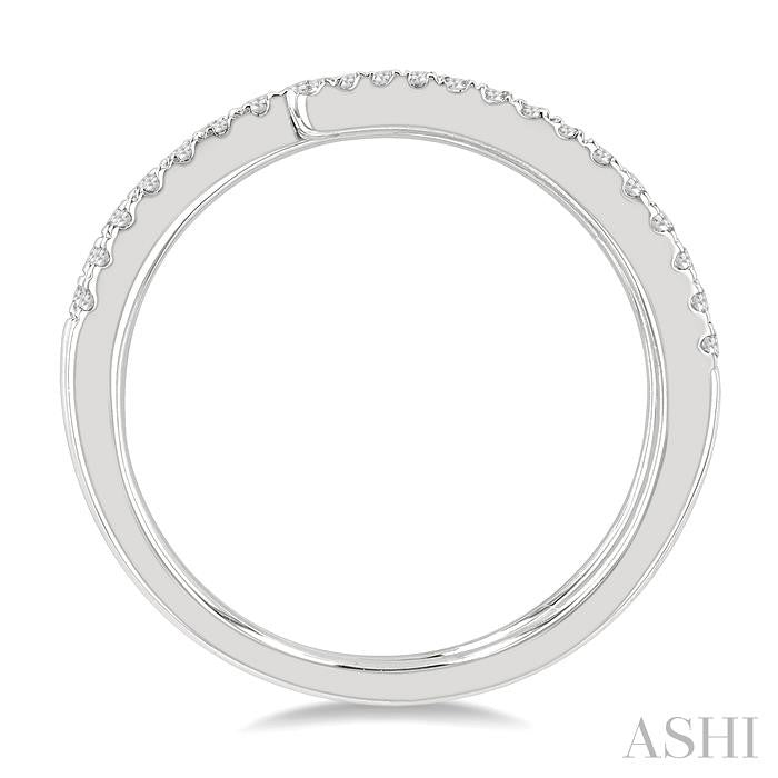 Spiral Diamond Fashion Open Ring
