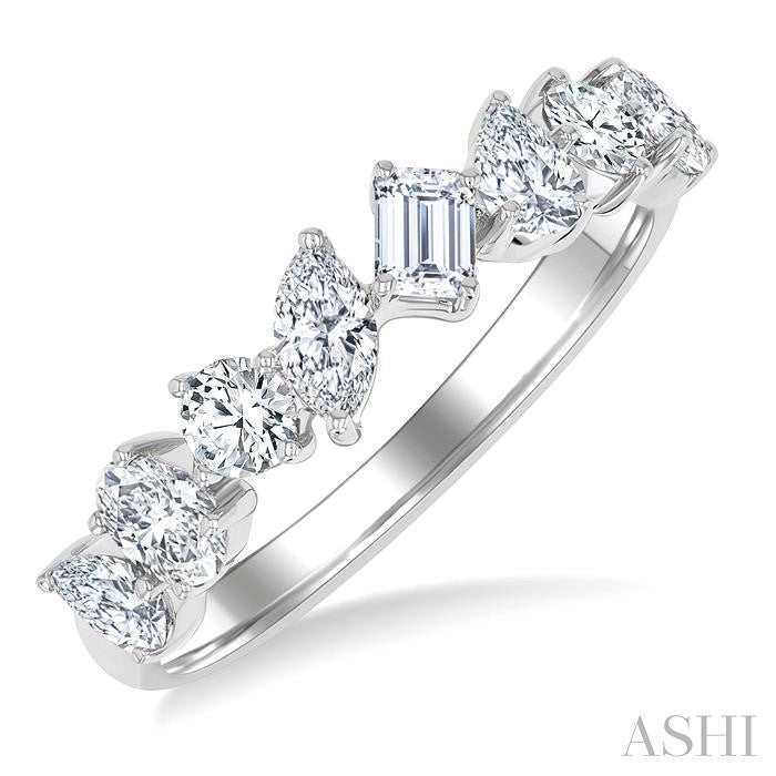 Mixed Shape Diamond Fashion Band