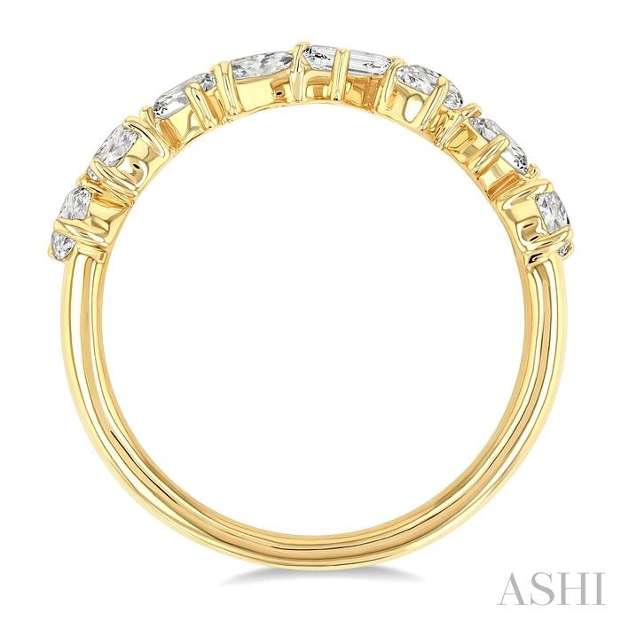 Mixed Shape Diamond Fashion Band