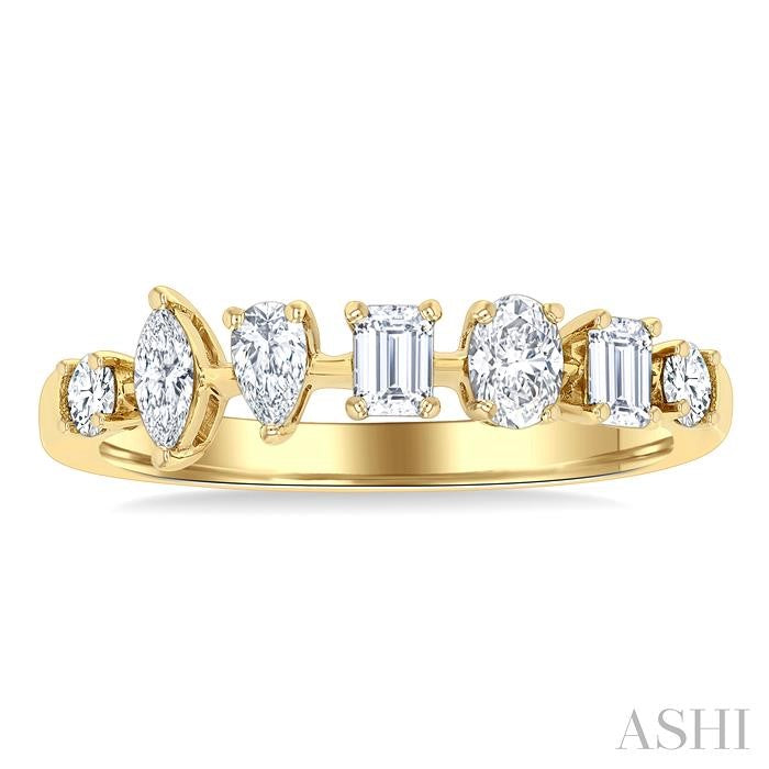 Mixed Shape Diamond Fashion Band