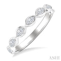 Marquise Shape East-West Bezel Set Diamond Fashion Band