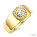 Aeris Gold Cushion Shape Diamond Fashion Ring
