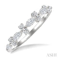 Marquise Shape Scatter Diamond Fashion Band