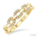 Paperclip Diamond Fashion Ring