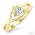 Pear Shape Diamond Fashion Ring