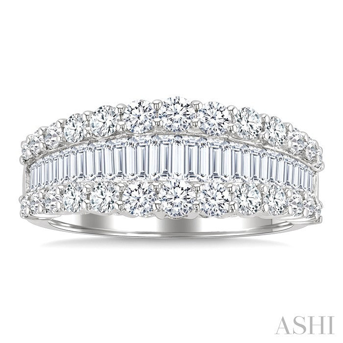 Baguette Diamond Fashion Band