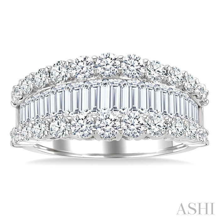 Baguette Diamond Fashion Band