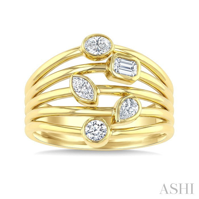 Mixed Shape Diamond Fashion Ring