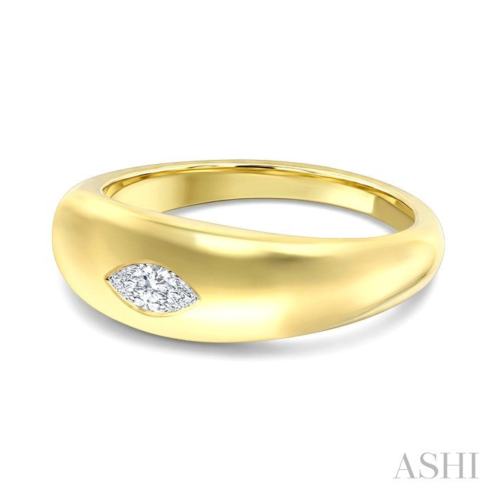 Aeris Gold Marquise Shape East-West Diamond Fashion Ring