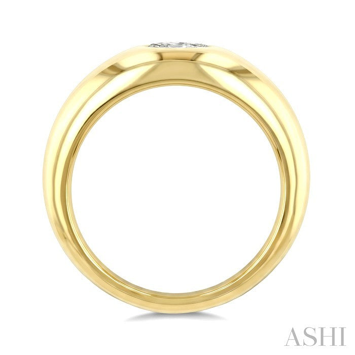 Aeris Gold Marquise Shape East-West Diamond Fashion Ring