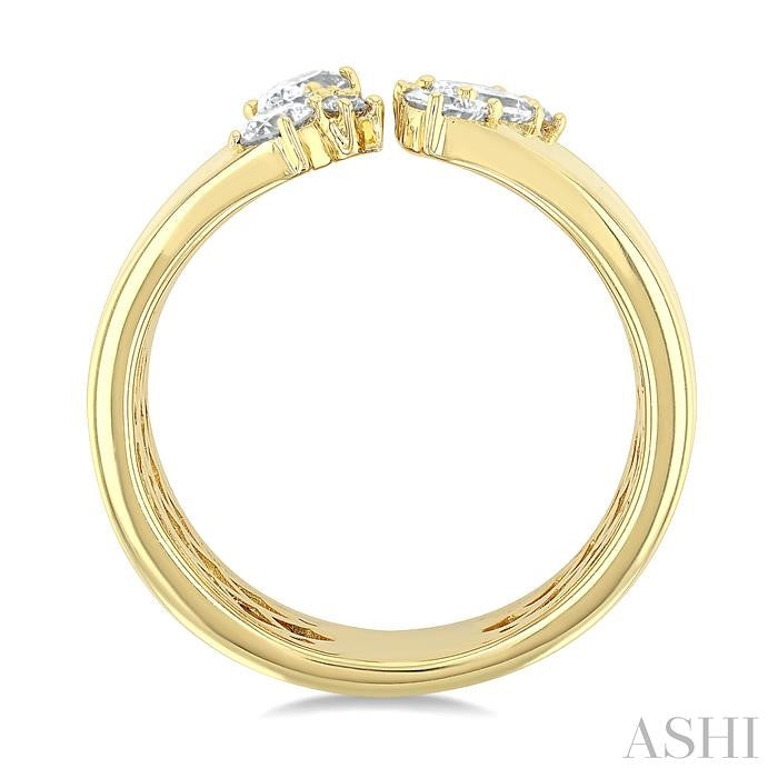 Bold Mixed Shape Diamond Fashion Open Band