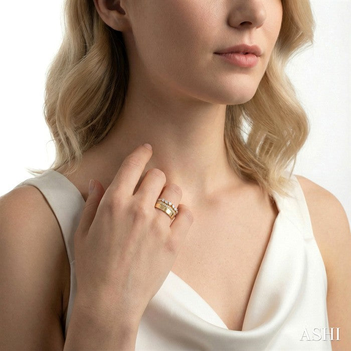Bold Mixed Shape Diamond Fashion Ring