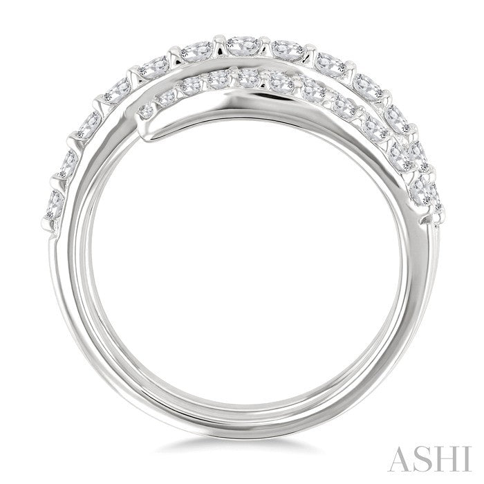 Spiral Diamond Fashion Open Band