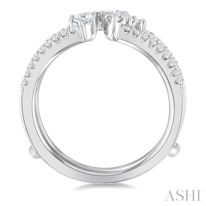 Mixed Shape Diamond Fashion Open Ring