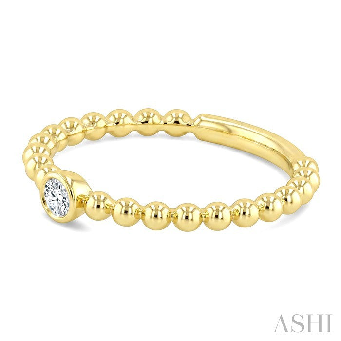 Bead Bijoux Bezel Diamond Fashion Ring