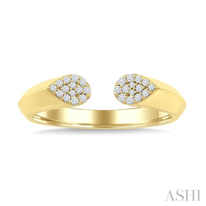Twin Cluster Diamond Fashion Ring