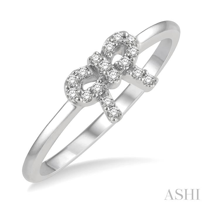 Stackable Bow Petite Diamond Fashion Ring