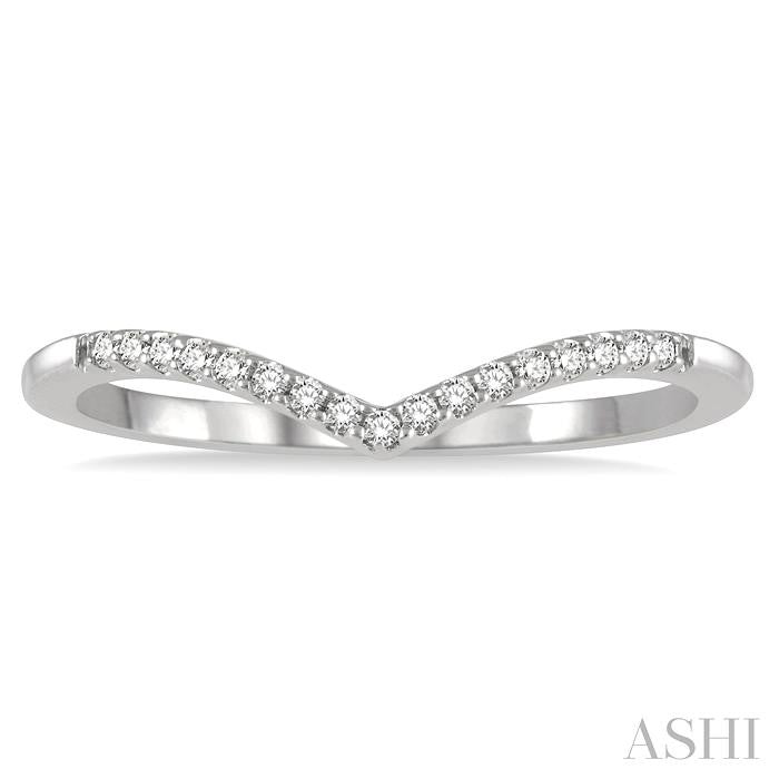 Stackable Chevron Petite Diamond Fashion Band