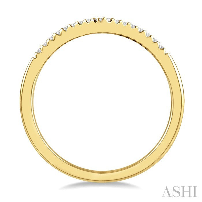 Stackable Chevron Petite Diamond Fashion Band