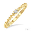 Bead Bijoux Stackable Petite Diamond Fashion Ring