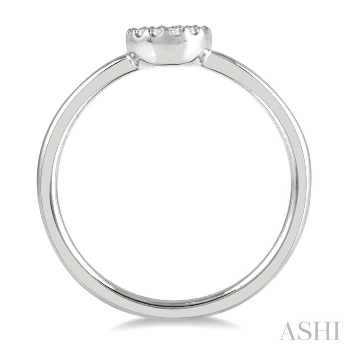 Stackable Disc Petite Diamond Fashion Ring