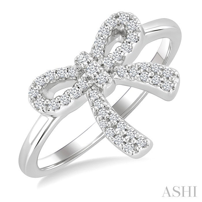 Bow Petite Diamond Fashion Ring