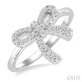 Bow Petite Diamond Fashion Ring