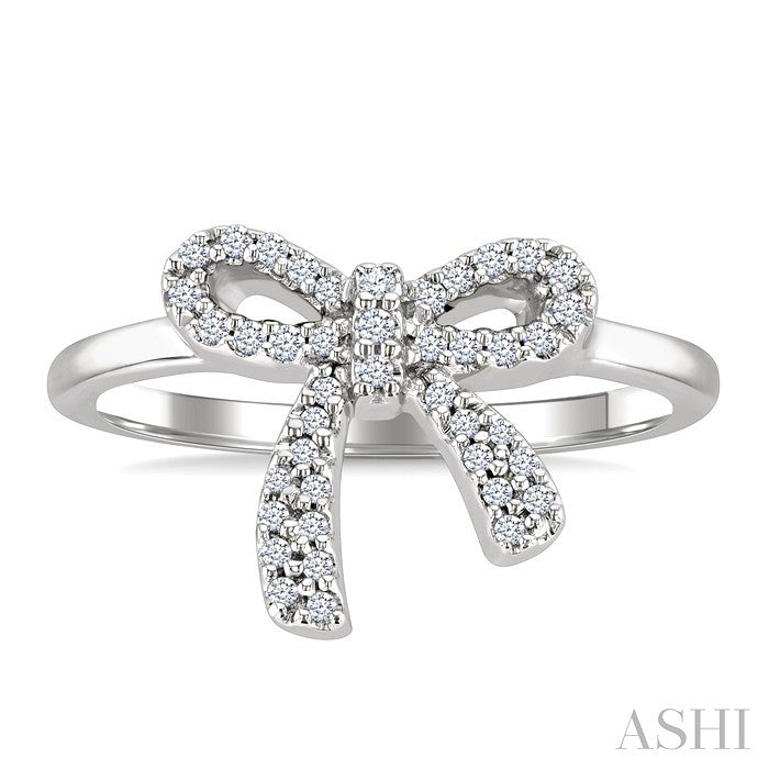 Bow Petite Diamond Fashion Ring