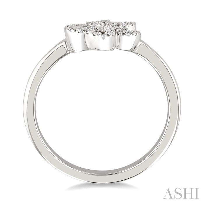 Dog Paw Petite Diamond Fashion Ring