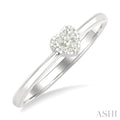 Heart Shape Lovebright Petite Diamond Solitaire Ring