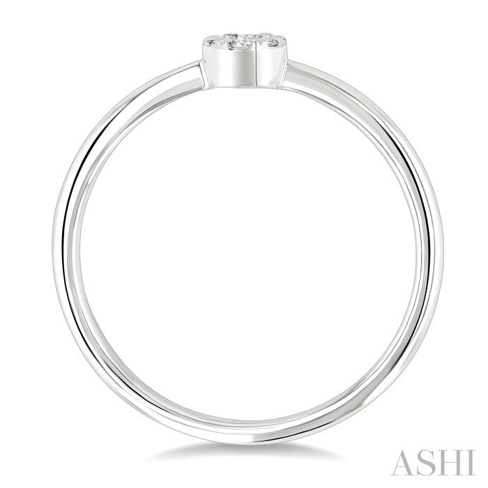 Oval Shape Lovebright Petite Diamond Solitaire Ring