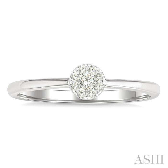 Round Shape Lovebright Petite Diamond Solitaire Ring