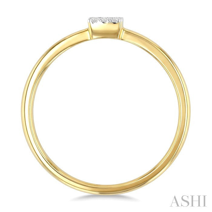 Princess Shape Lovebright Petite Diamond Solitaire Ring