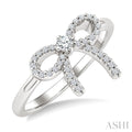 Bow Petite Diamond Fashion Ring