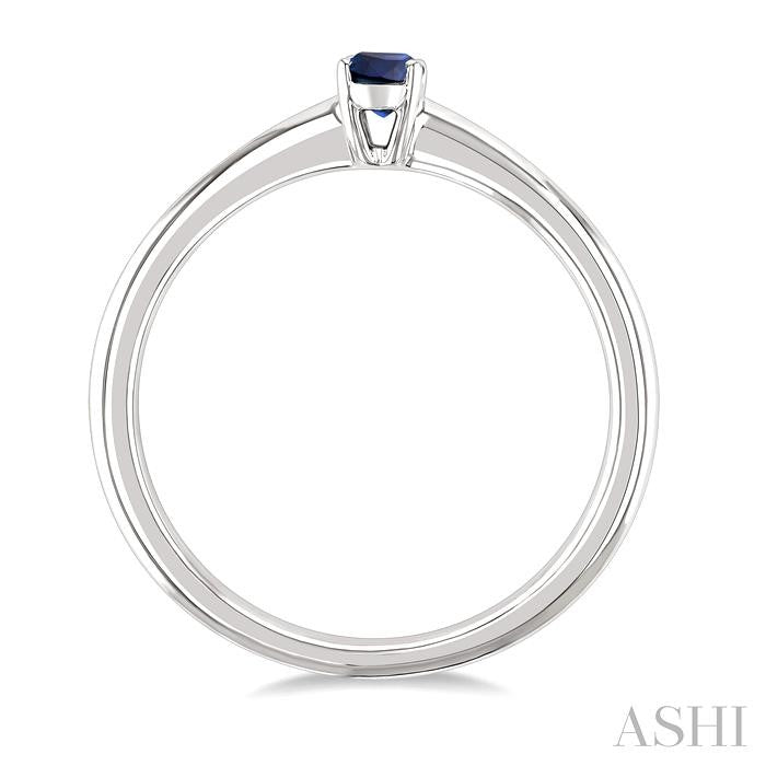 Oval Shape Gemstone Solitaire Ring