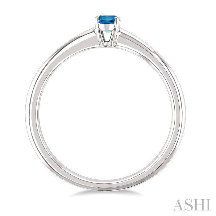 Oval Shape Gemstone Solitaire Ring