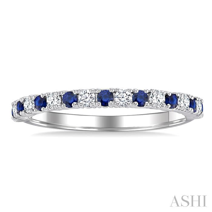 Alternate Gemstone & Diamond Band