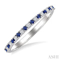 Alternate Gemstone & Diamond Band