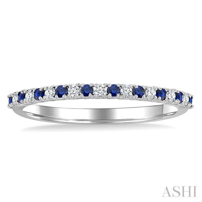 Alternate Gemstone & Diamond Band