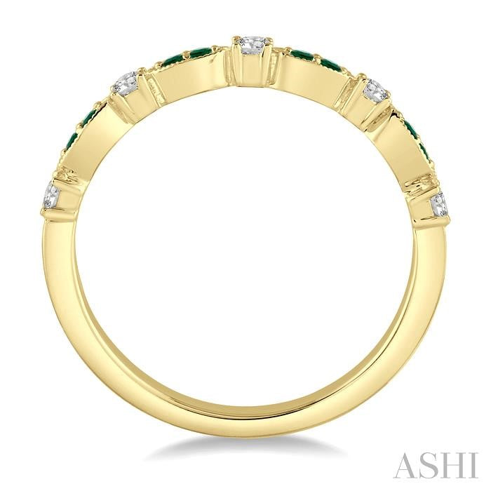 Gemstone & Diamond Fashion Band