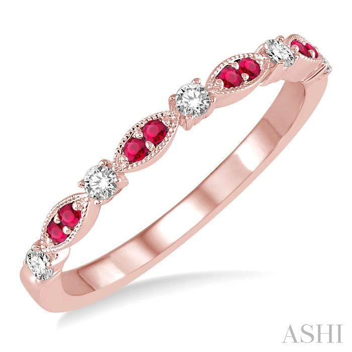 Gemstone & Diamond Fashion Band