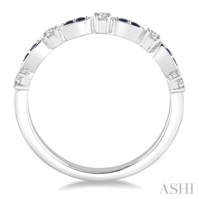 Gemstone & Diamond Fashion Band