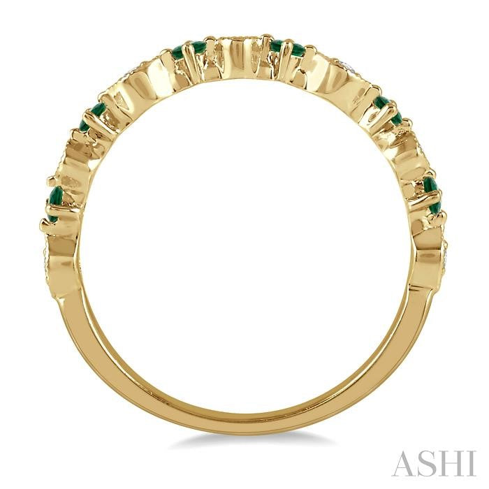 Gemstone & Diamond Fashion Band