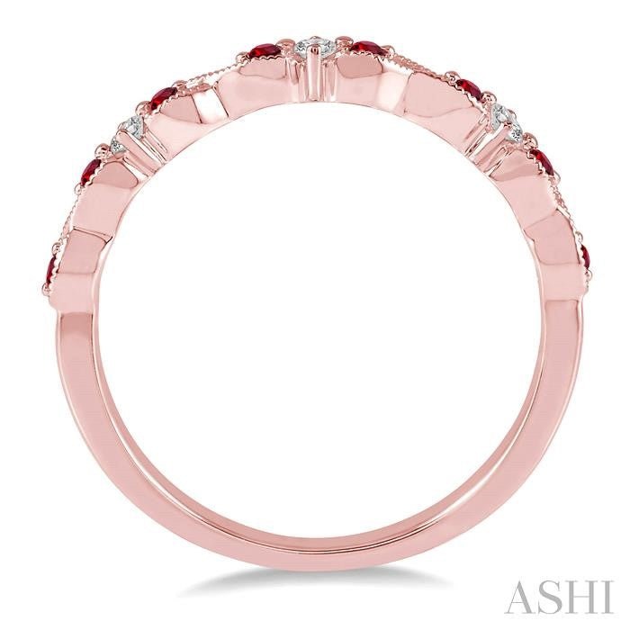 Gemstone & Diamond Fashion Band